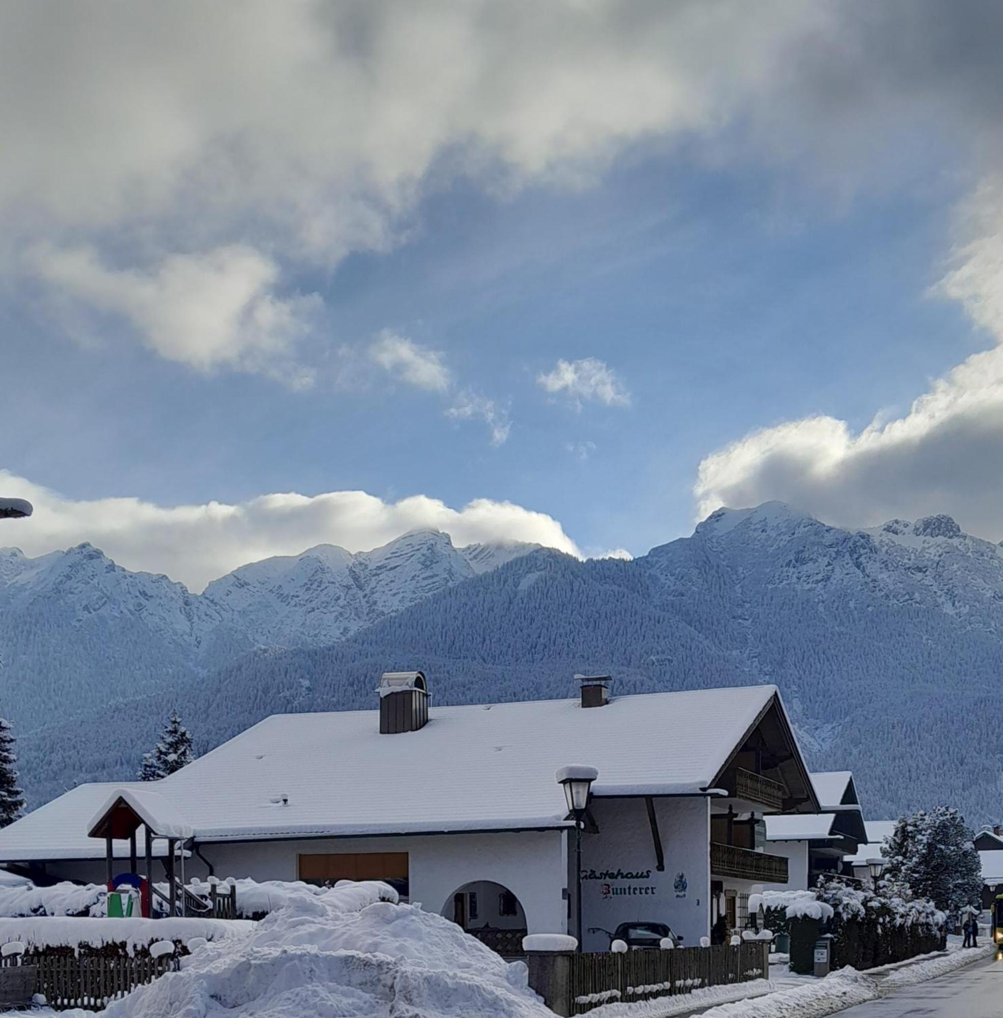 Gaestehaus Zunterer Wallgau Bagian luar foto