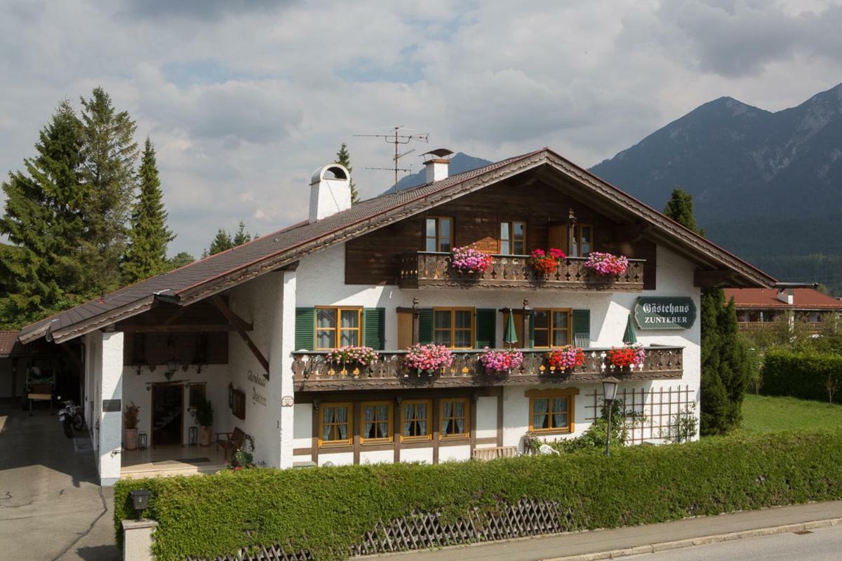 Gaestehaus Zunterer Wallgau Bagian luar foto